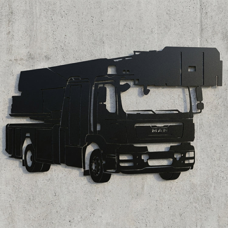 Feuerwehrauto Silhouette