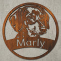 Rundes Hundeschild – Marly Steelmonks