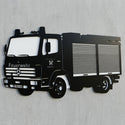 Metall Wandschild Fahrzeug Silhouette – Feuerwehr