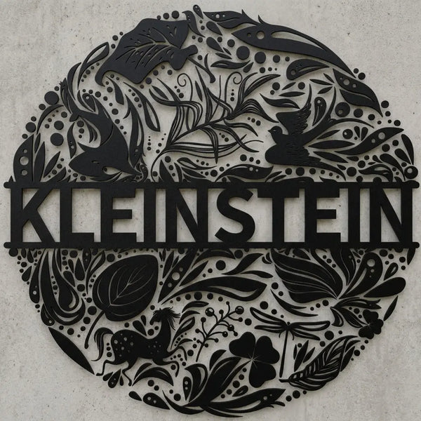 Metall-Wandschild KLEINSTEIN Steelmonks