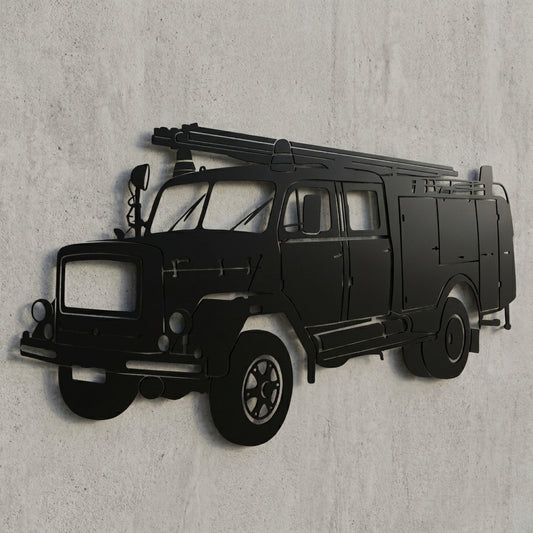 Fahrzeug Silhouette Wandschild