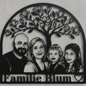 Magnolien-Familienschild – Familie Blum Steelmonks