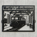 Wandschild Martin's Lokschuppen E 251 Steelmonks