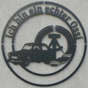 Rundes Wandschild mit Text – Referenzmotiv
