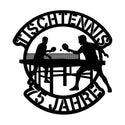 Tischtennis 75 Jahre – Wandschild