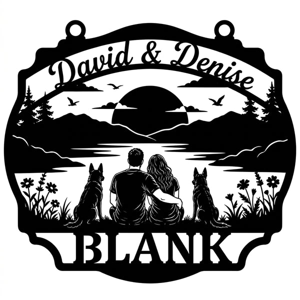 Saloonschild David & Denise – Malinois am See