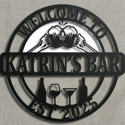 Emblem-Wandschild Katrin's Bar