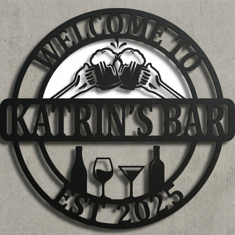 Emblem-Wandschild Katrin