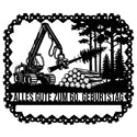 Harvester Wald – Kettensägen-Rahmen, 60. Geburtstag