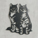 Katzen-Duo Silhouette Steelmonks