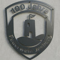 100 Jahre Feuerwehr Jesberg – Emblem-Wandschild