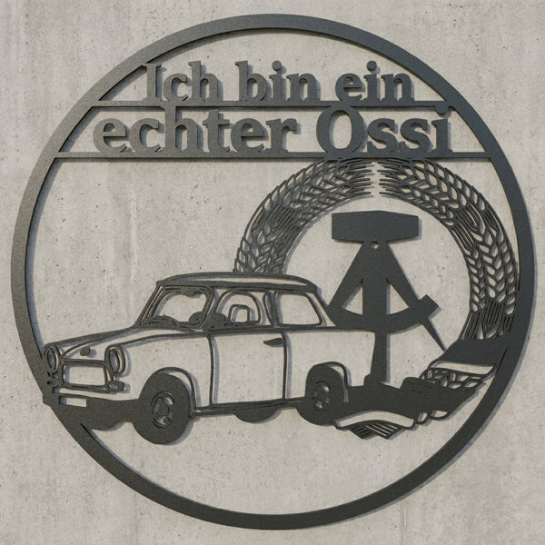 Rundes Wandschild – Motiv nach Foto