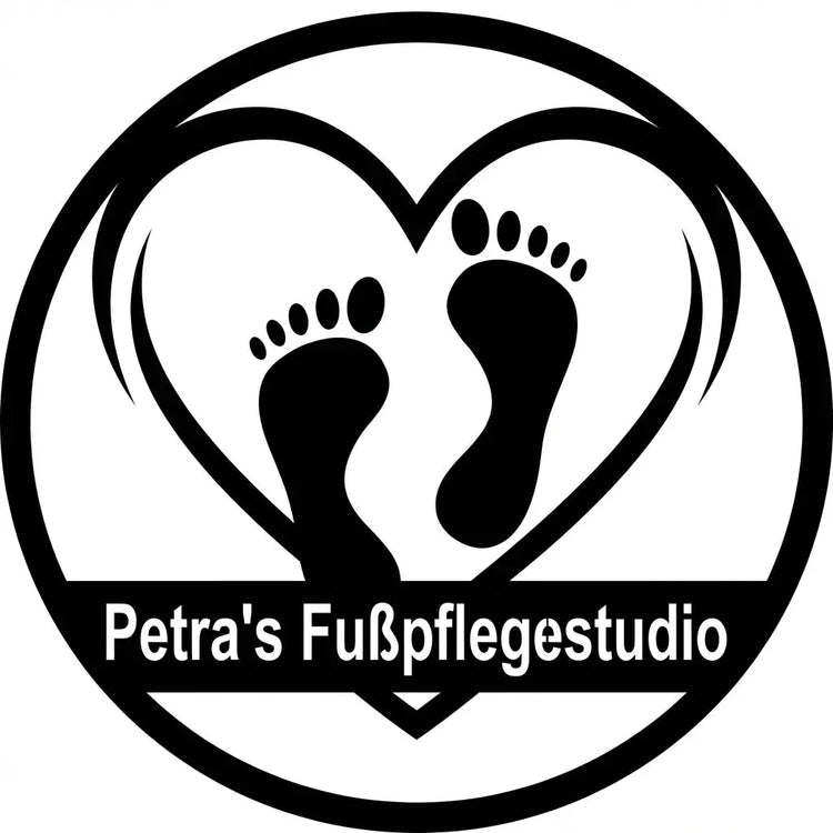Ovales Emblem – Petra's Fußpflegestudio Steelmonks