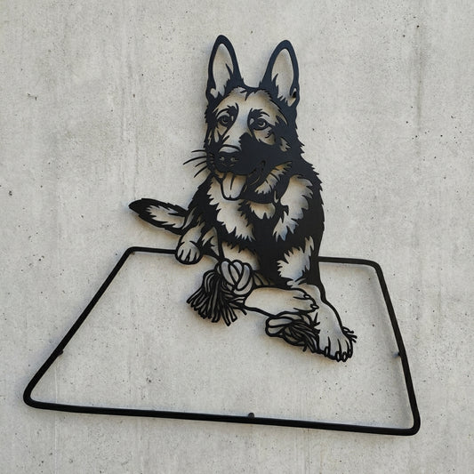 Hund-Silhouette nach Foto