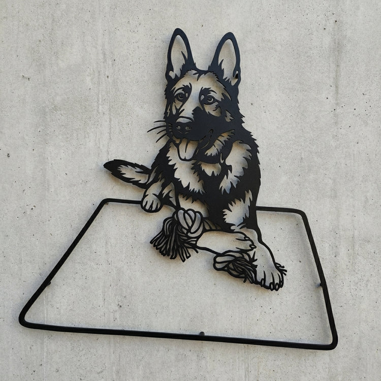 Hund-Silhouette nach Foto