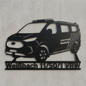 Fahrzeug Silhouette Wandschild mit Text