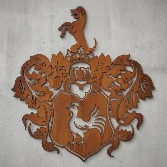 Wappen-Emblem Wandschild Steelmonks