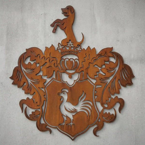 Wappen-Emblem Wandschild Steelmonks