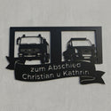 Abschieds-Emblem Christian u Kathrin