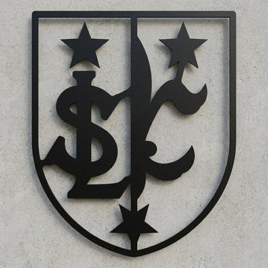 Heraldisches Wappen Wandschild