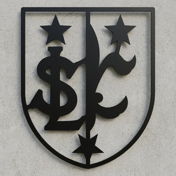 Heraldisches Wappen Wandschild