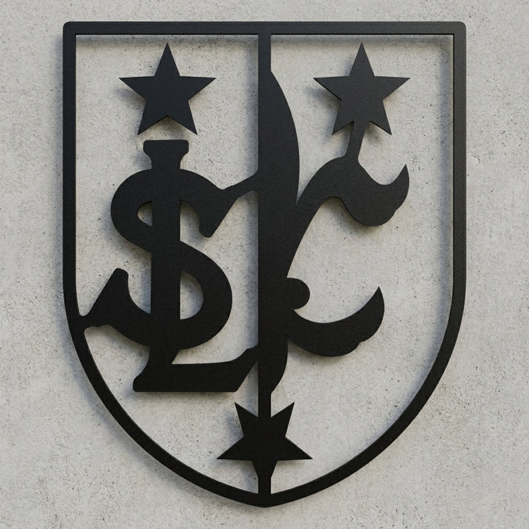 Heraldisches Wappen Wandschild