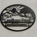 Silhouetten-Wandschild nach Bildvorlage