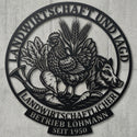 Logo-Emblem Wandschild