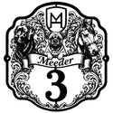 Metall-Wandschild Motiv nach Vorlage