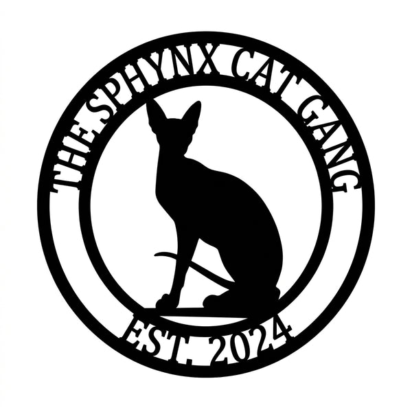 Wandschild Reproduktion – 75 cm (schwarz)