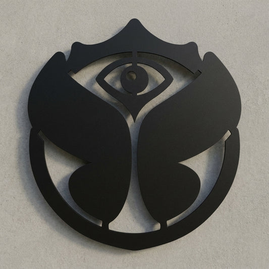 Schmetterling-Logo Emblem-Wandschild