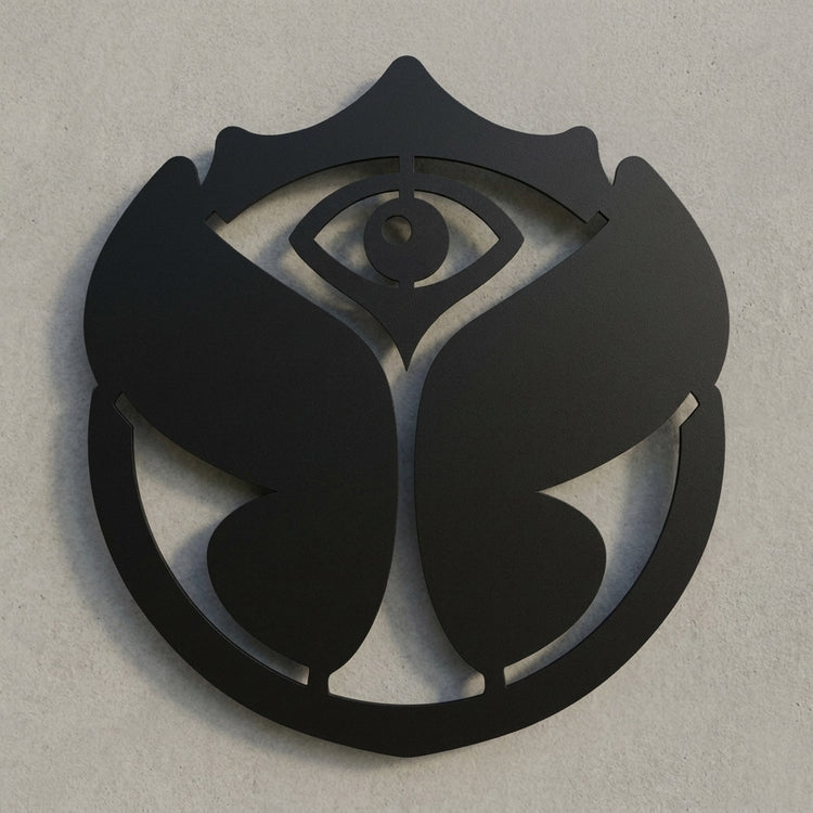 Schmetterling-Logo Emblem-Wandschild
