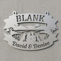 Banderolen-Wandschild BLANK – David & Denise