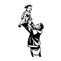 Silhouetten-Wandschild – nach Referenzfoto