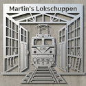 Lokschuppen E 251 – Rechteck-Wandschild Steelmonks