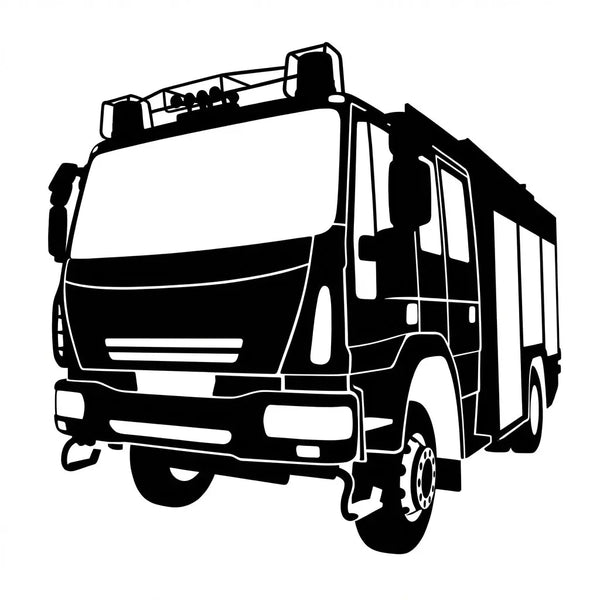 Fahrzeug Silhouette Wandschild Steelmonks