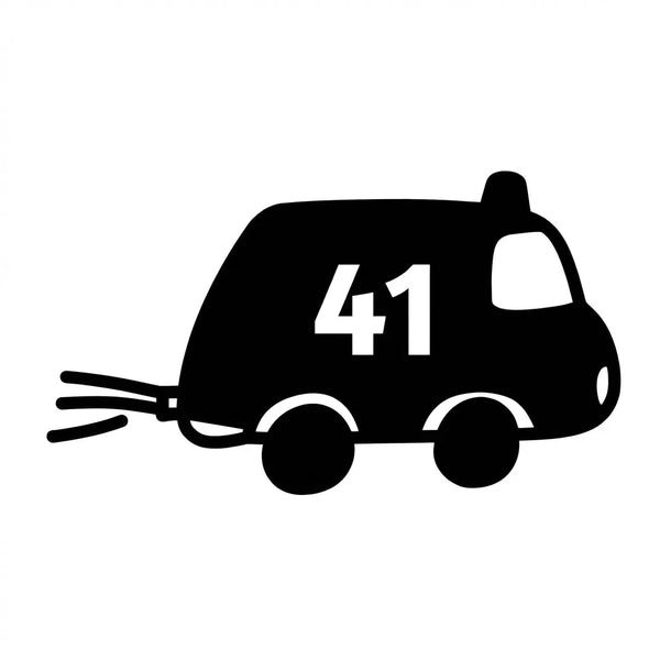 Auto-Silhouette 41 Wandschild Steelmonks