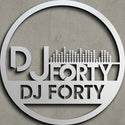 DJ Forty – Rundes Emblem-Wandschild