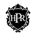 Verschnörkeltes Wappen HPR Monogramm