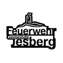 Metall-Wandschild Jesberg
