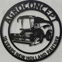 Rundes Traktor-Schild AgroConcept