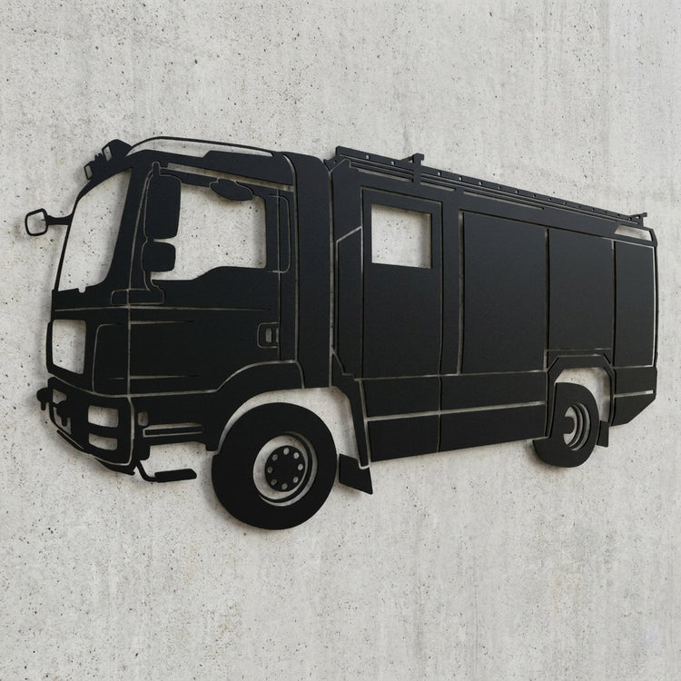 Fahrzeug Silhouette Wandschild