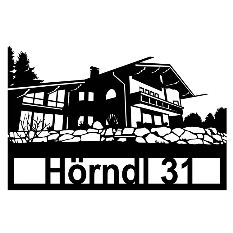 Hausnummernschild Hörndl 31
