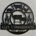Emblem-Wandschild Alex´s Smokehouse