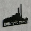 E‑Werkstatt Wandschild Steelmonks
