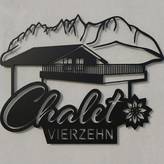 Exaktes Foto-Motiv Wandschild
