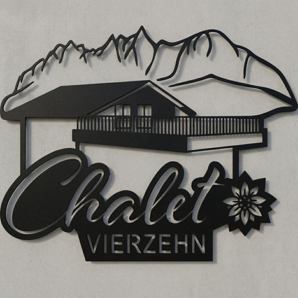 Exaktes Foto-Motiv Wandschild