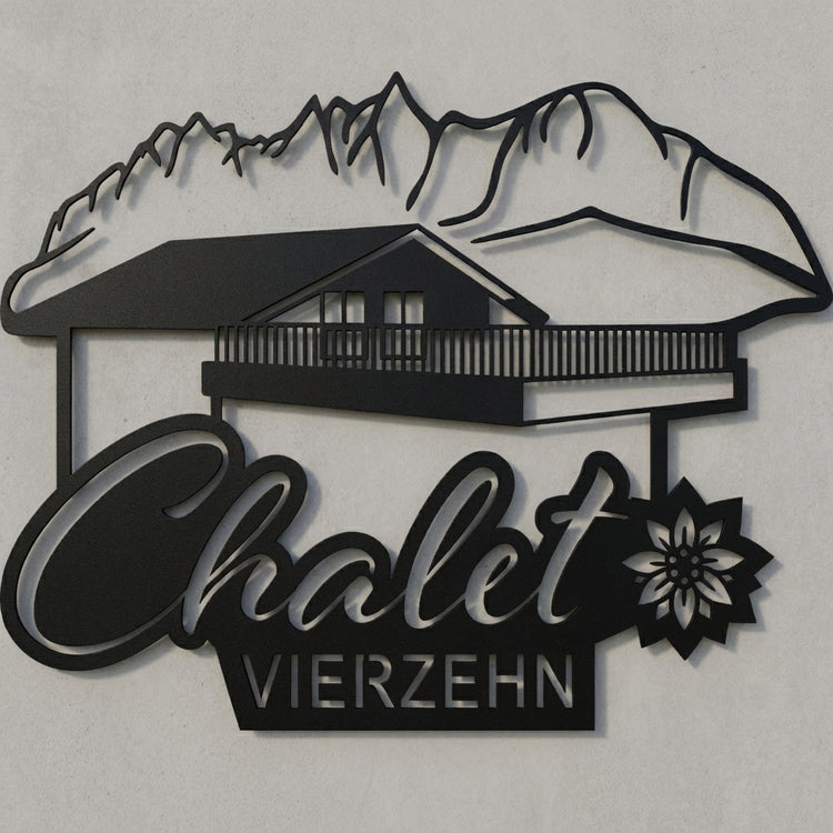 Exaktes Foto-Motiv Wandschild