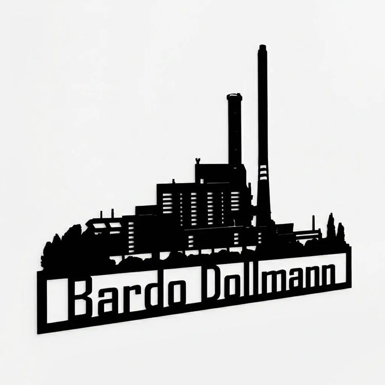 Namens-Wandschild Bardo Dollmann Steelmonks