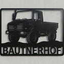 Unimog-Hofschild „Bautnerhof“